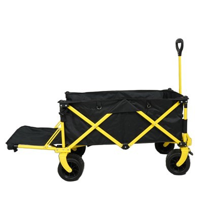 Zusammenklappbarer, offener Heckklappenwagen mit großem Fassungsvermögen