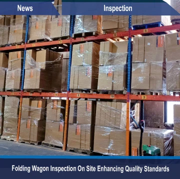 Inspektion von Faltwagen vor Ort zur Verbesserung der Qualitätsstandards