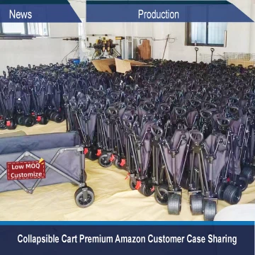 Zusammenklappbarer Einkaufswagen Premium Amazon Kundenfall teilen